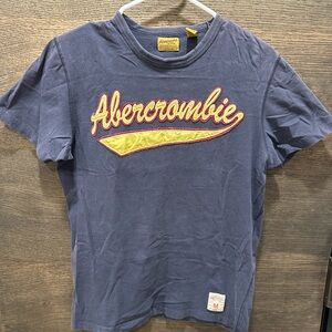 Vintage Abercrombie medium shirt (purchased in 2002) faded navy blue